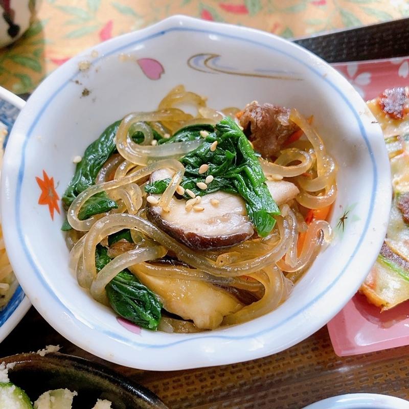 チャプチェ（韓定食）(お食事処 クミ)