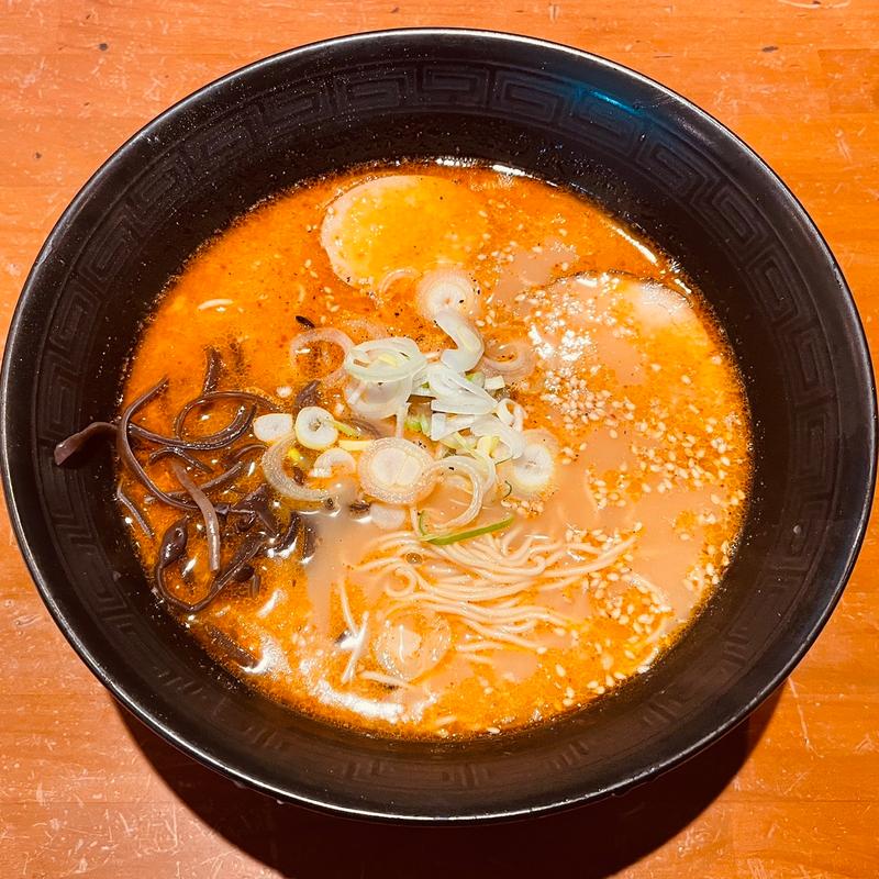 赤辛とんこつラーメン(麺屋いち)