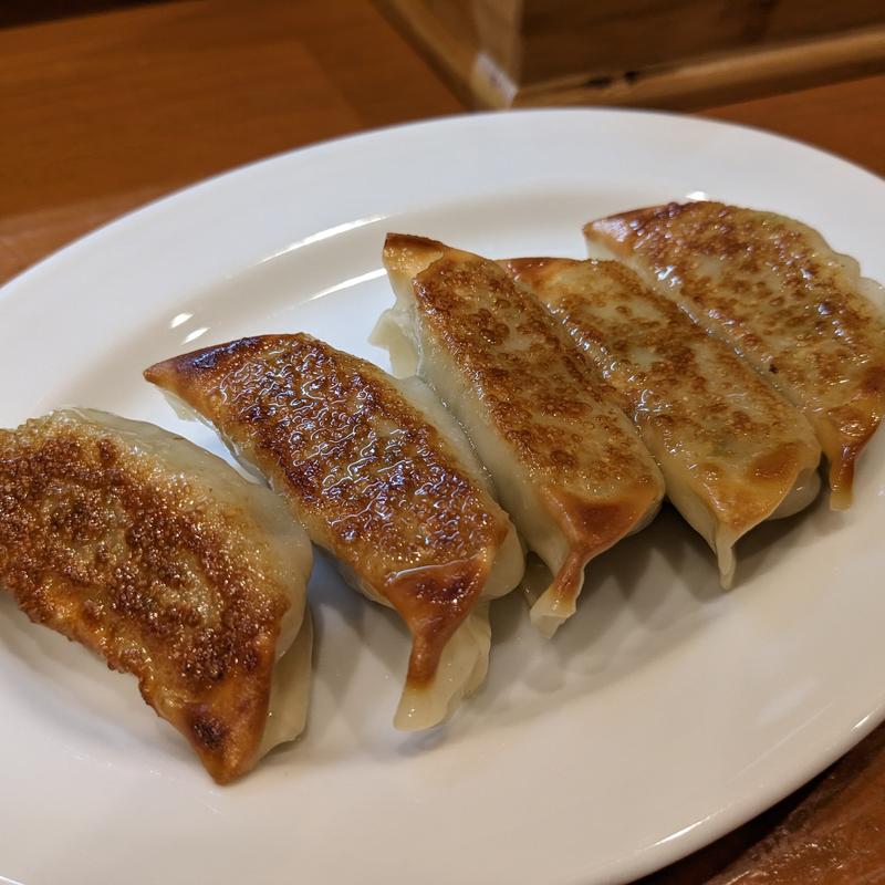 焼きぎょうざ5個（ニンニクあり）(浜ぎょうざ 小判)