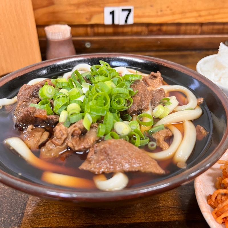 肉うどん(今浪うどん 蒲生店)
