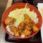 ざるそばとやみつきから揚げ丼セット(とりきち)