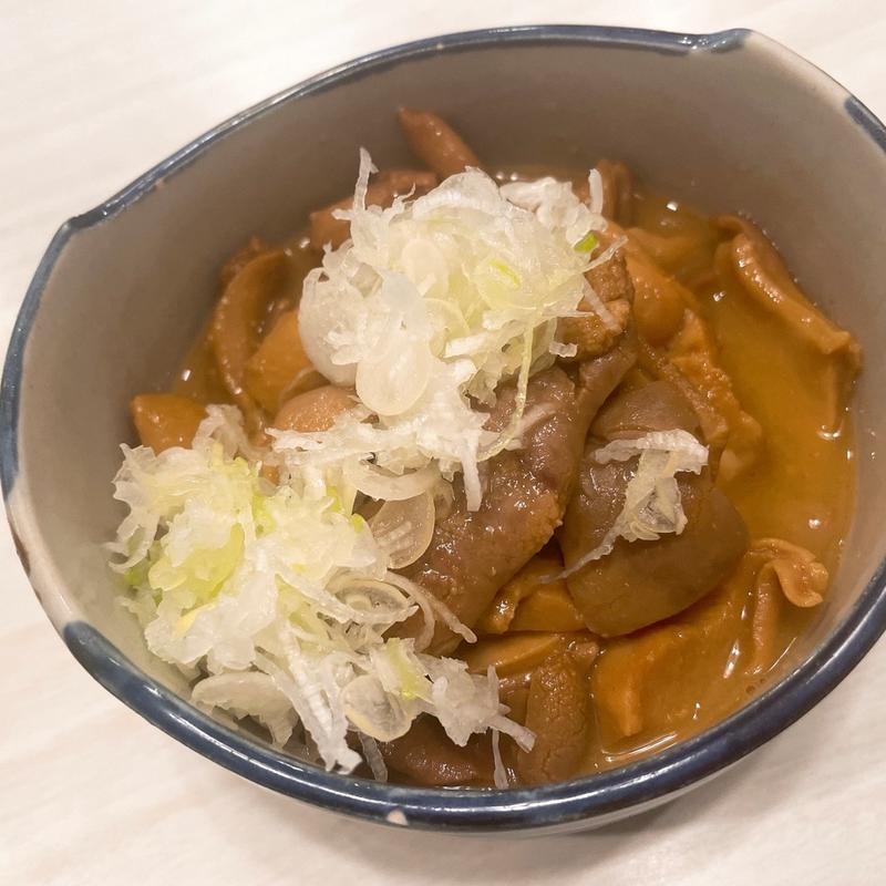 もつ煮(手打ちそば 北乃屋)