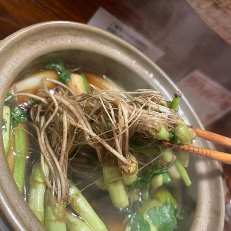 鴨せり鍋(阿古 )