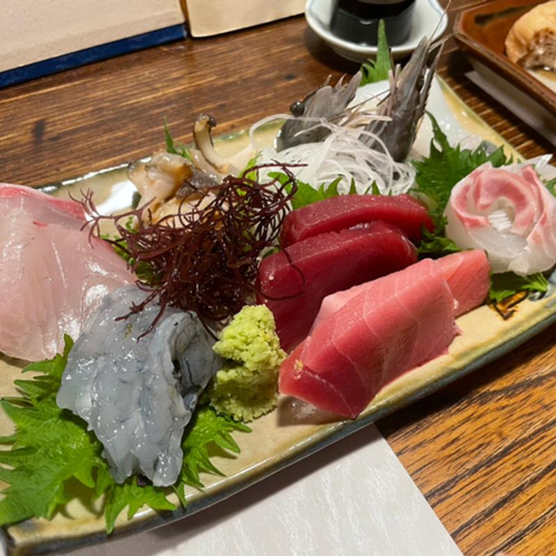 刺身盛り合わせ(阿古 )