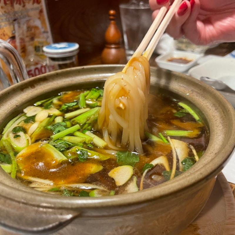 〆のカレーうどん(阿古 )