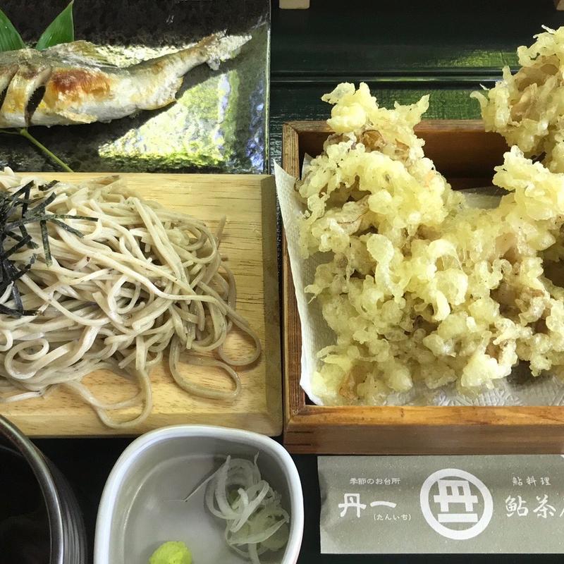 まいたけ天ざる(丹一)