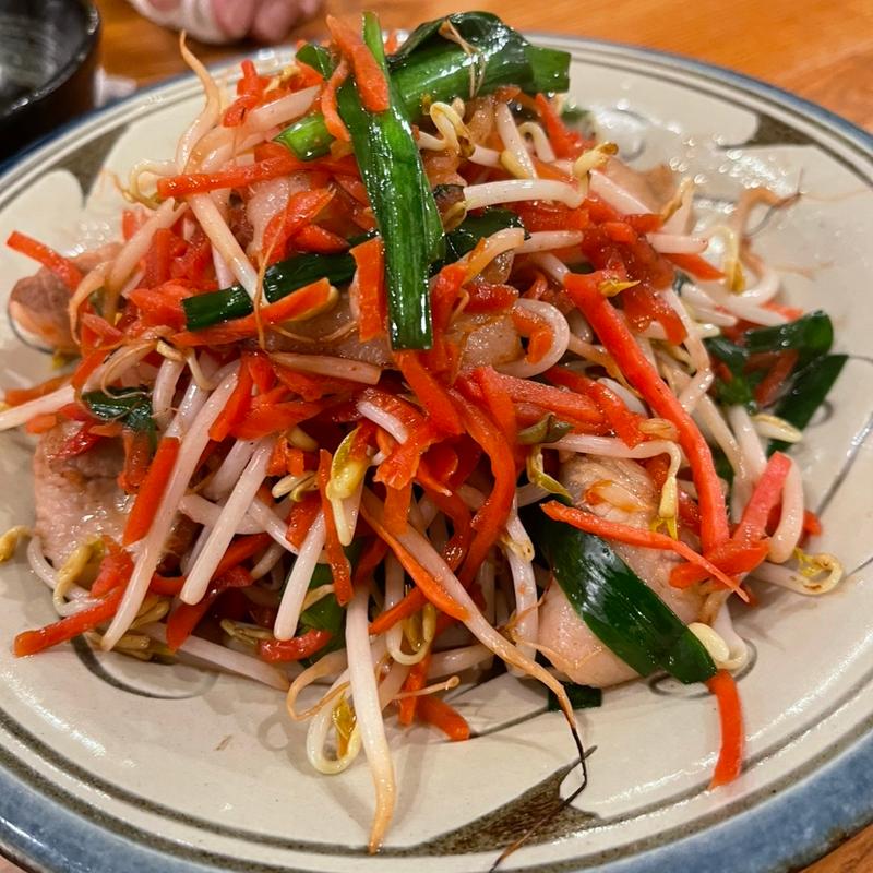 でいご豚の紅生姜炒め(わたんじ通堂町 )