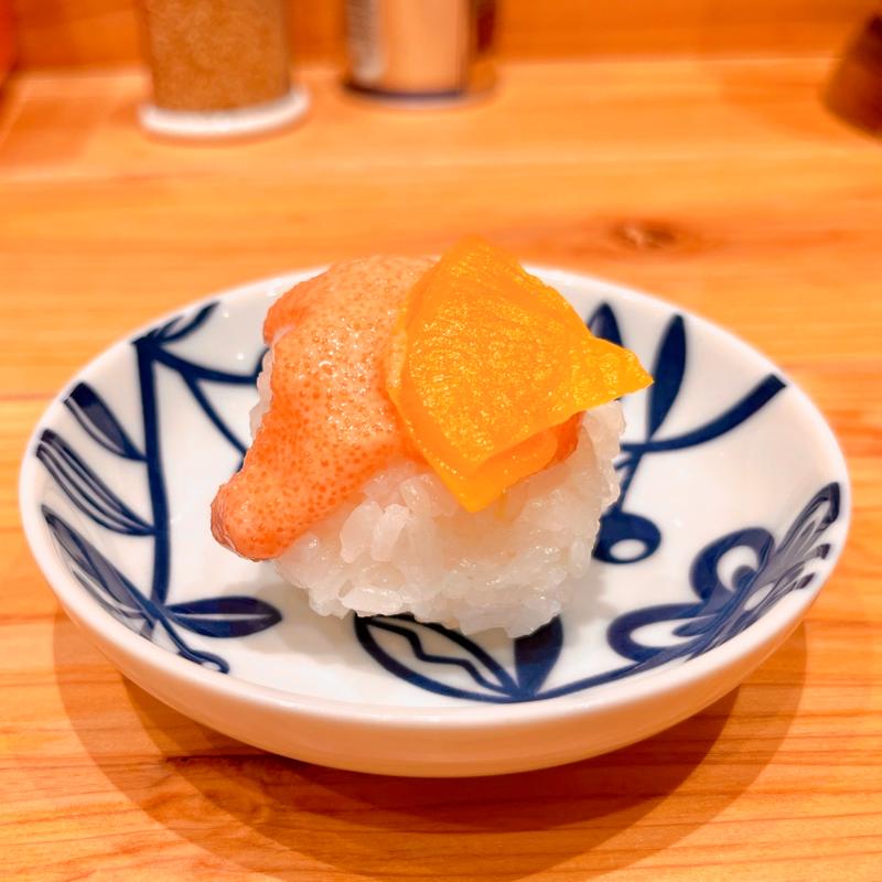 (麺の坊砦)明太おにぎり(新横浜ラーメン博物館)