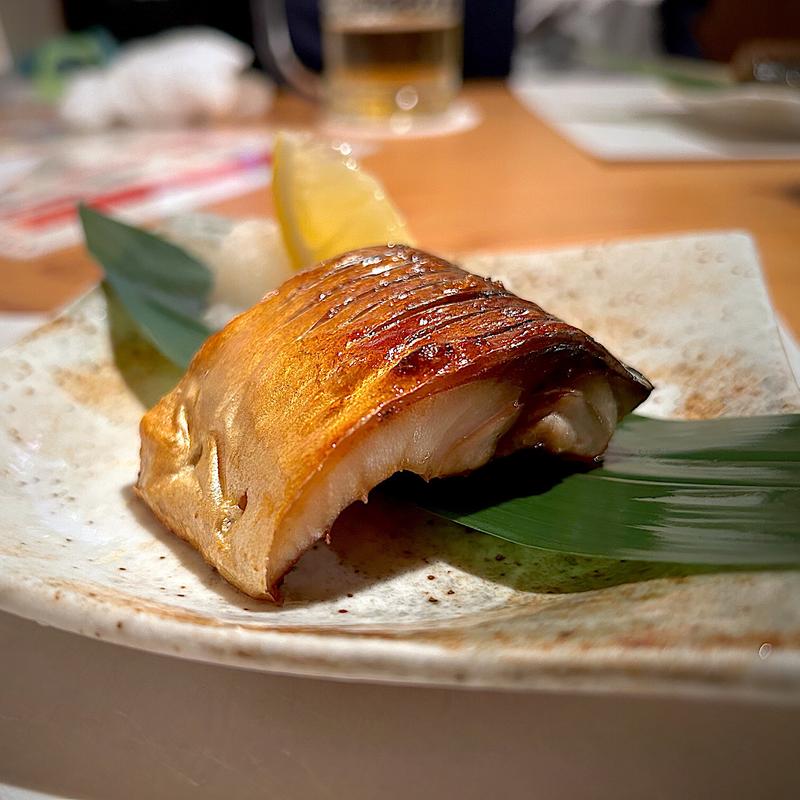 金華サバの炭火焼き(金市朗 仙台駅前店 （キンイチロ）)