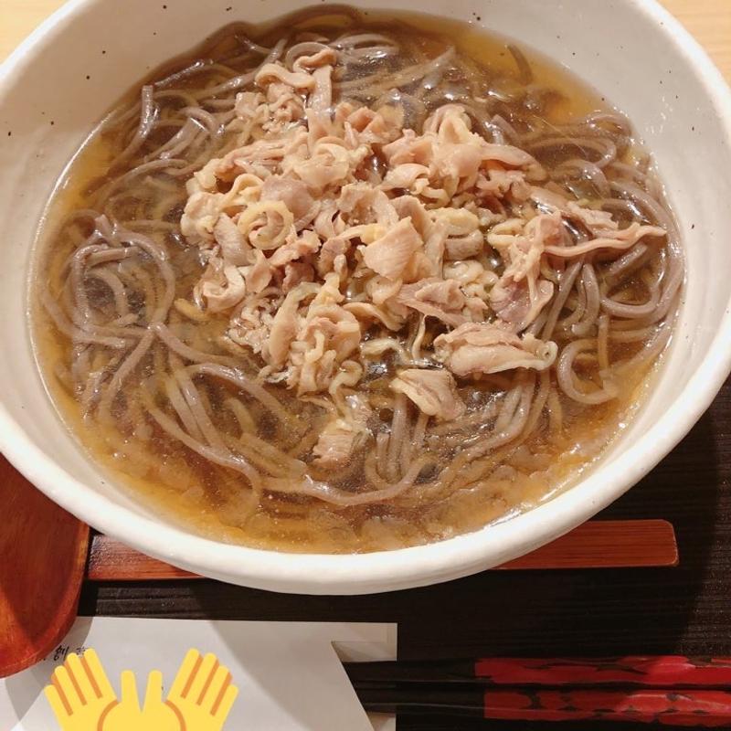 肉そば(地鶏割烹 河松)