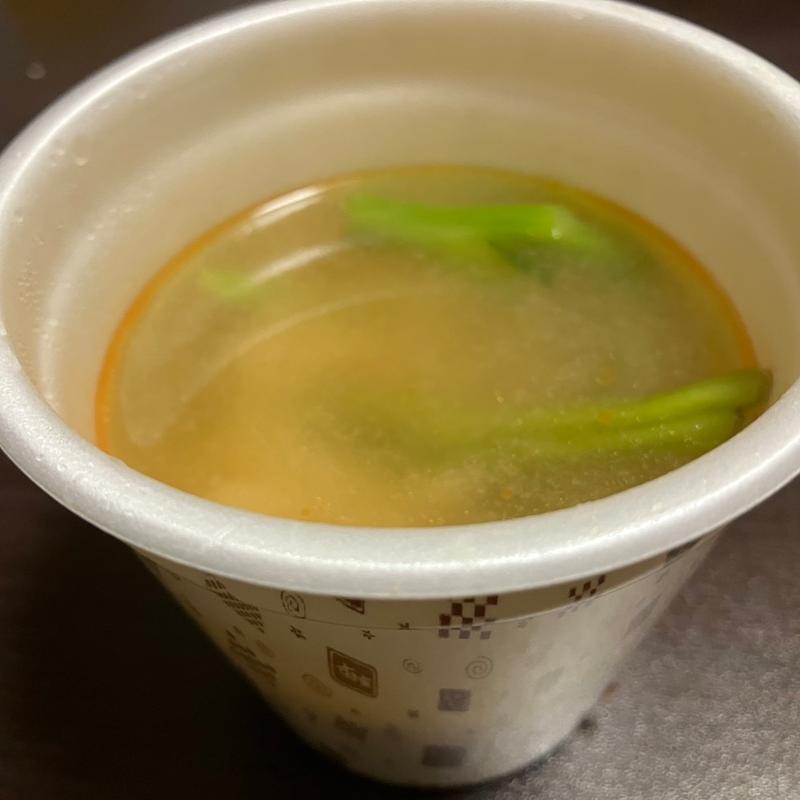 海老つみれ汁(すき家 浜松中田店)