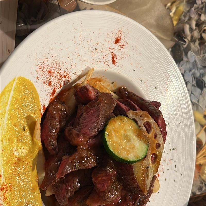 大判ステーキセット(KASUMI izakaya+restaurant)