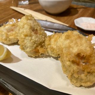 牡蠣の天ぷら(太子堂富田屋)