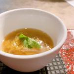金華ハム、帆立貝柱、白菜蒸しスープ（おまかせコース）