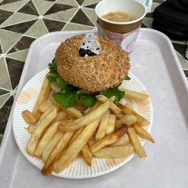 紀州梅バーガー ポテト＆ドリンクセット(レインボー)