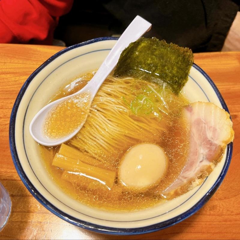 煮玉子らーめん(地鶏らーめん翔鶴 前橋店)