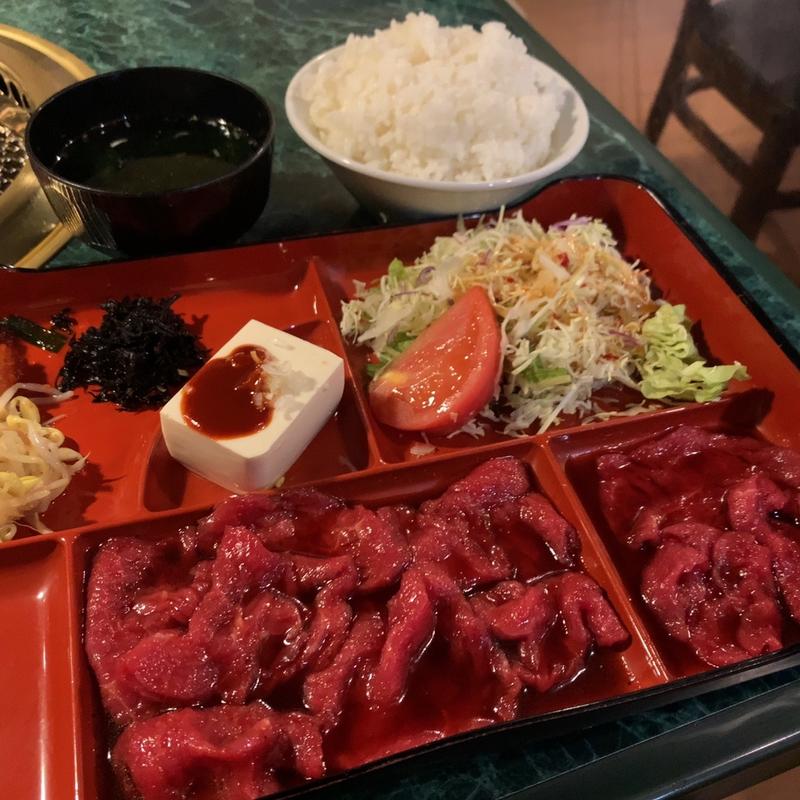 ロース定食（肉大盛り)(焼肉苑 溝口店)