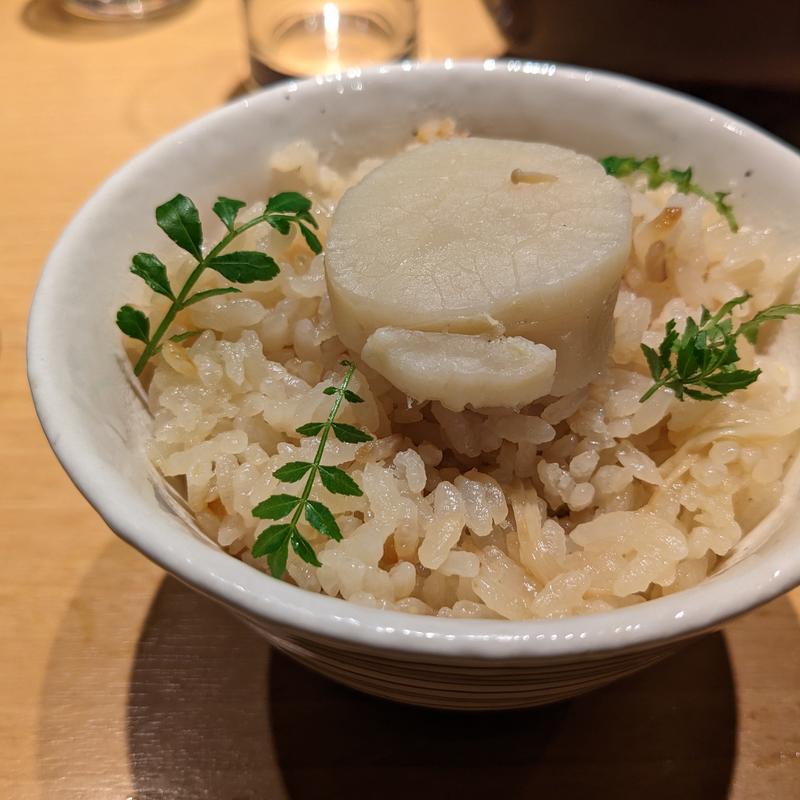 ホタテ・エノキの炊込み御飯(みこころや )