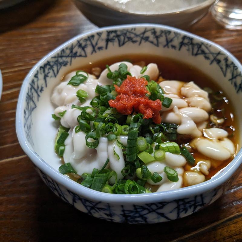 白子ポンズ和え(谷中 鳥よし )