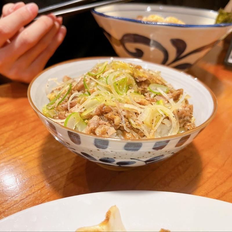 ネギ辛チャー丼(地鶏らーめん翔鶴 前橋店)