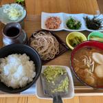 ざるそば定食(湧水飯釜 大王庵)