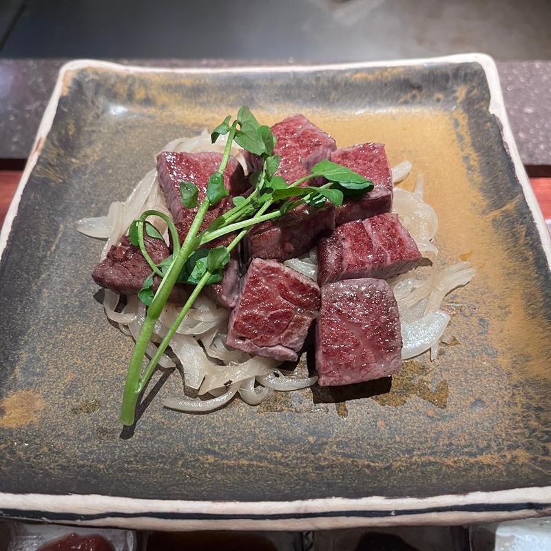 黒毛和牛ヒレステーキ(瀬里奈 ステーキドーム 馬車道店)