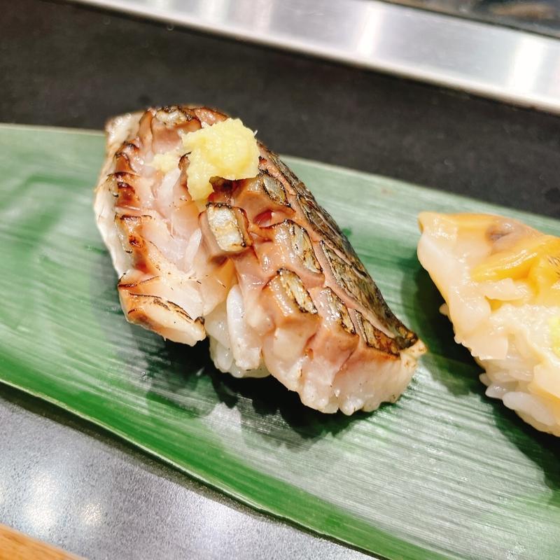 炙りニシン(立食い寿司 根室花まる 銀座店)