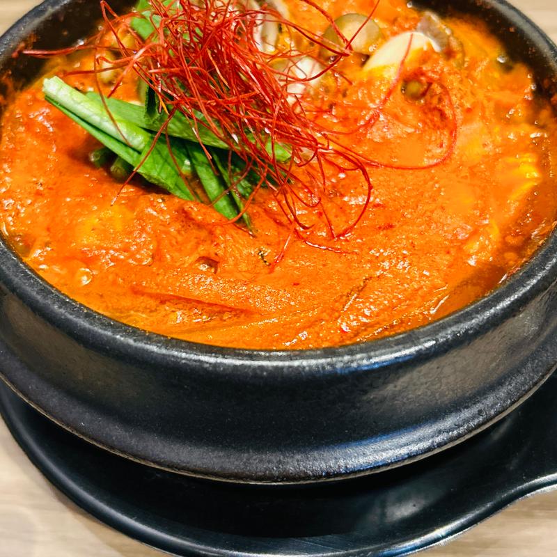 純豆腐ランチ(韓国料理 サムギョプサル KOREAN DINING HIDEAWAY296 大阪梅田駅)