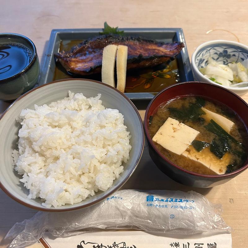 ぶり照焼定食(三州屋 飯田橋 （さんしゅうや）)