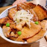 ハーフ&ハーフ丼(元祖豚丼屋TONTON 広島宝町店)