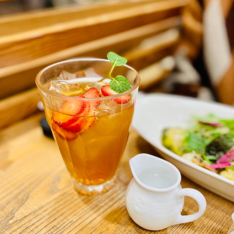 苺づくしのフレッシュストロベリーティー(アフタヌーンティー・ティールーム 東武百貨店池袋店)
