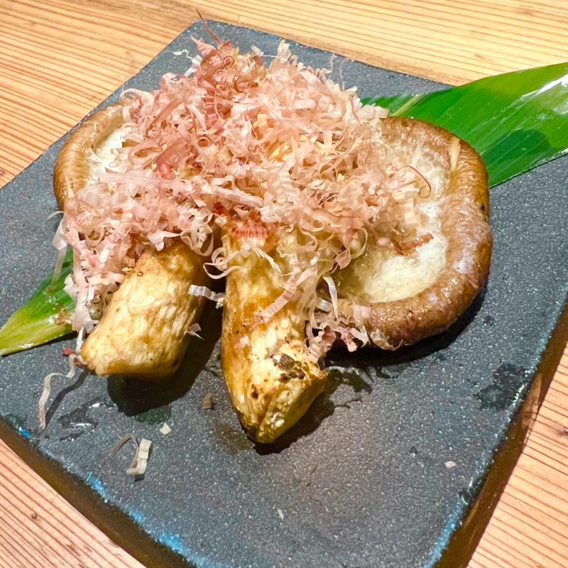 しいたけ出汁バター焼き(炉端想定外)