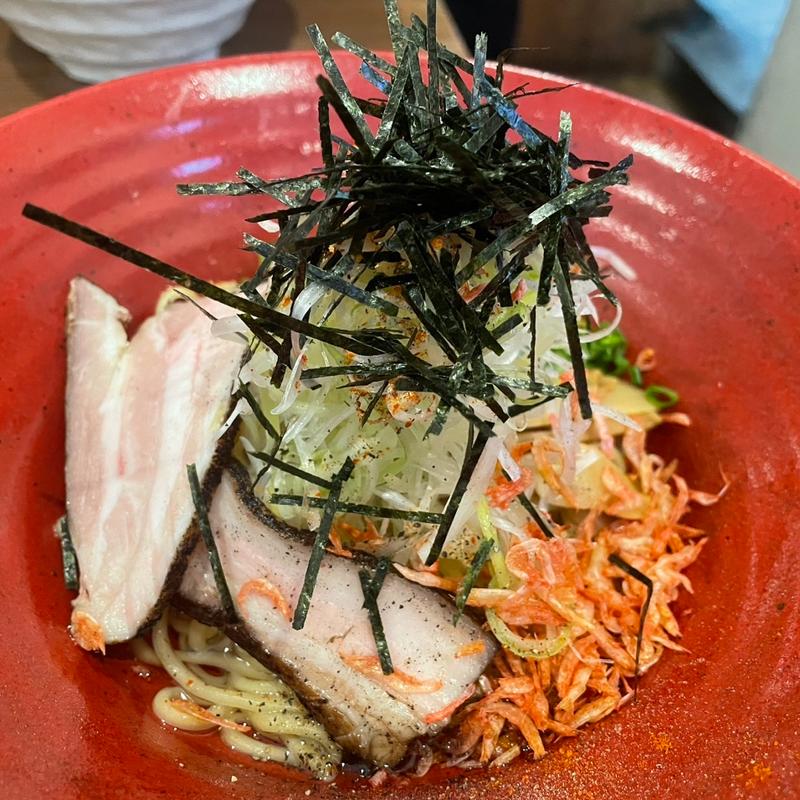 海老塩油そば(こぶたのはな)