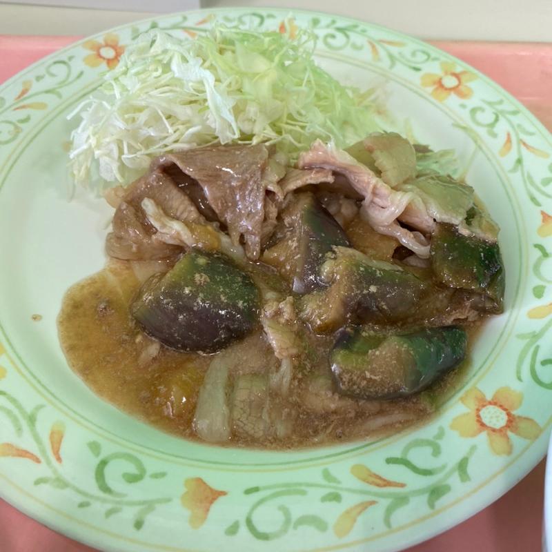 豚にくとナスの炒め物(ビッグさんど)