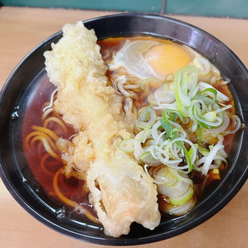 ちくわ天玉そば(天亀そば )