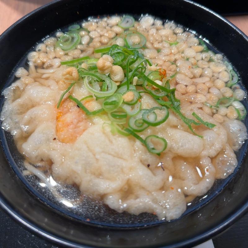 天ぷらそば(えきそば阪神梅田本店)