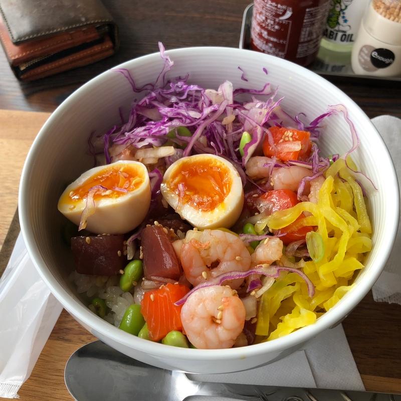 (POKE BOWL‐Ryudonya- . In-store,Pickup&Delivery. Okinawa.Yomitan. -琉どん屋 -ポキ丼専門店。店内、テラス、テイクアウト、デリバリー、ランチ。沖縄県、中部、読谷村、大木。)