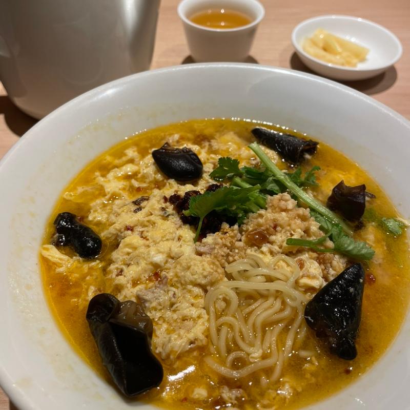 香辣醤 タン麺セット(小籠包:4個、小皿　付)(鼎泰豐(ディンタイフォン) 横浜店)