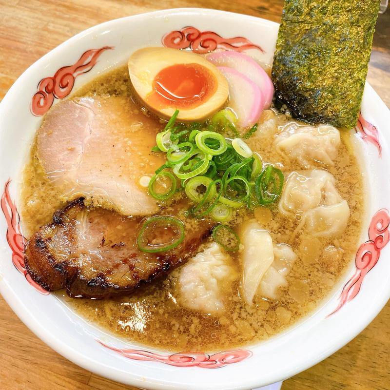 流星背脂ジンジャーワンタン麺(流星軒)