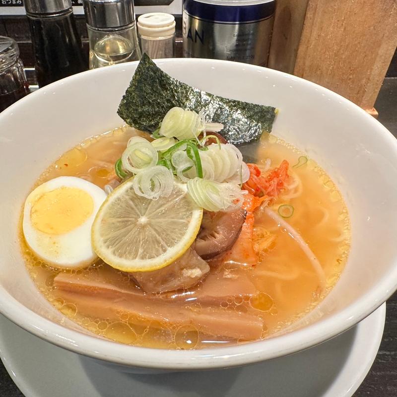 冷麺風温麺w（わら）(柳麺まる重)