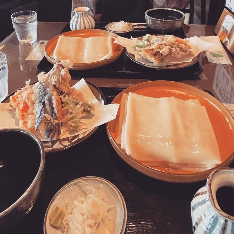 野菜天もりひもかわ(麺処酒処ふる川 暮六つ 相生店 )