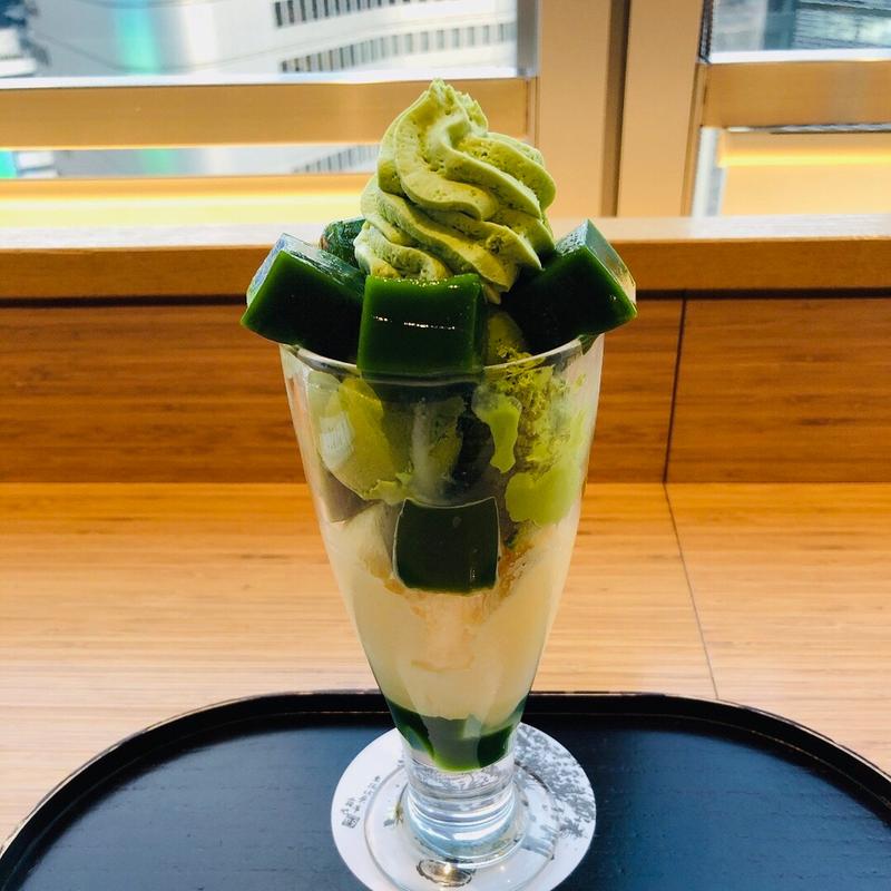 宇治パフェ(茶寮都路里 大丸東京店 （さりょうつじり）)