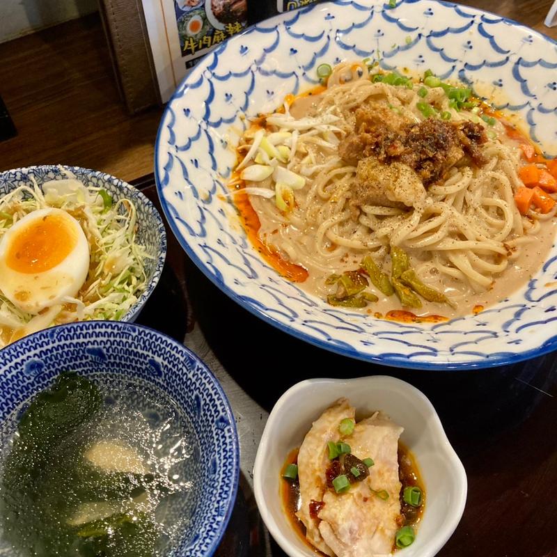 名物　牛肉熱干麺セット(武漢熱干面 太志)