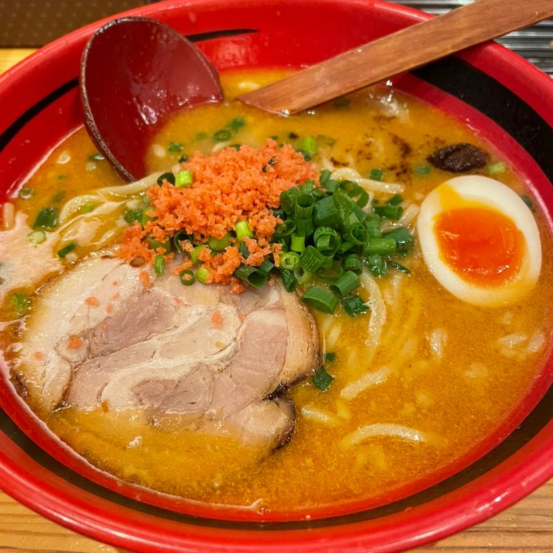 えびみそ　太麺　ほどほど(えびそば一幻 新宿店)