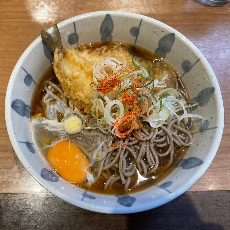 きす天たまそば(川村屋 （かわむらや）)