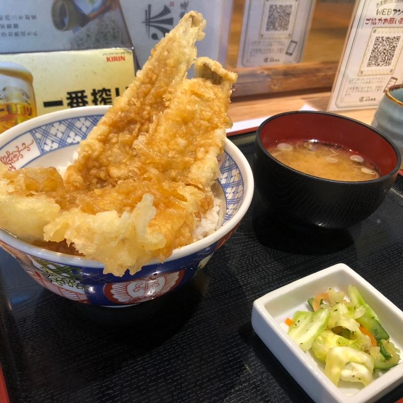 穴子天丼(そば処 味奈登庵 港南台日野店)