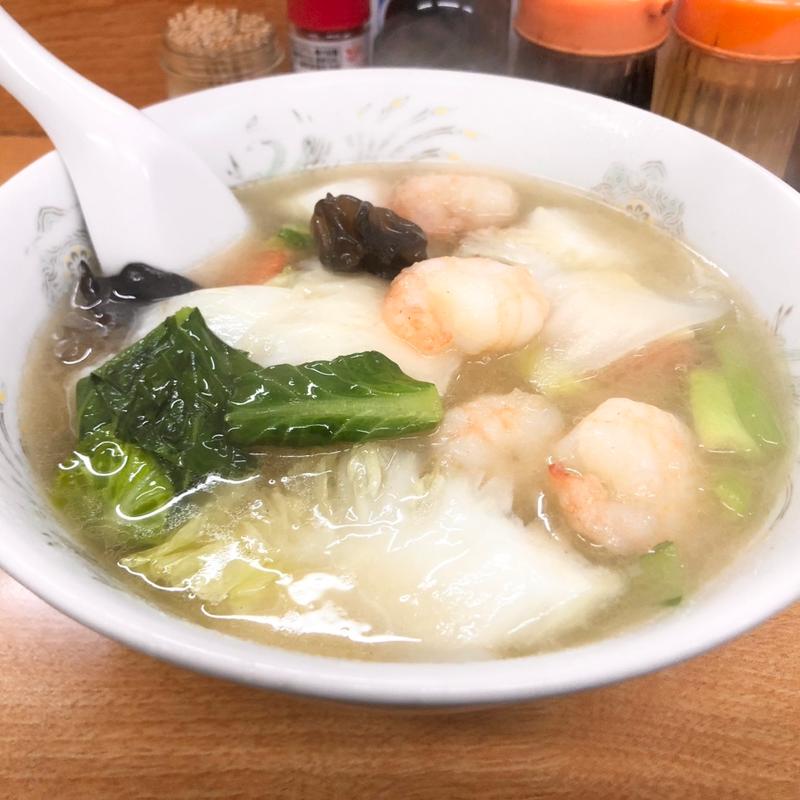 海老そば(龍門飯店)