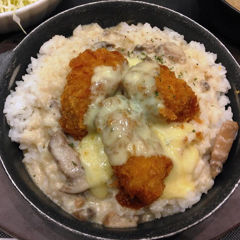 牡蠣フライのクリーミードリア風(松のや 仙台中央店)