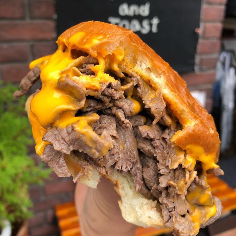 Extra肉だくバーガー(コーヒー＆トースト)