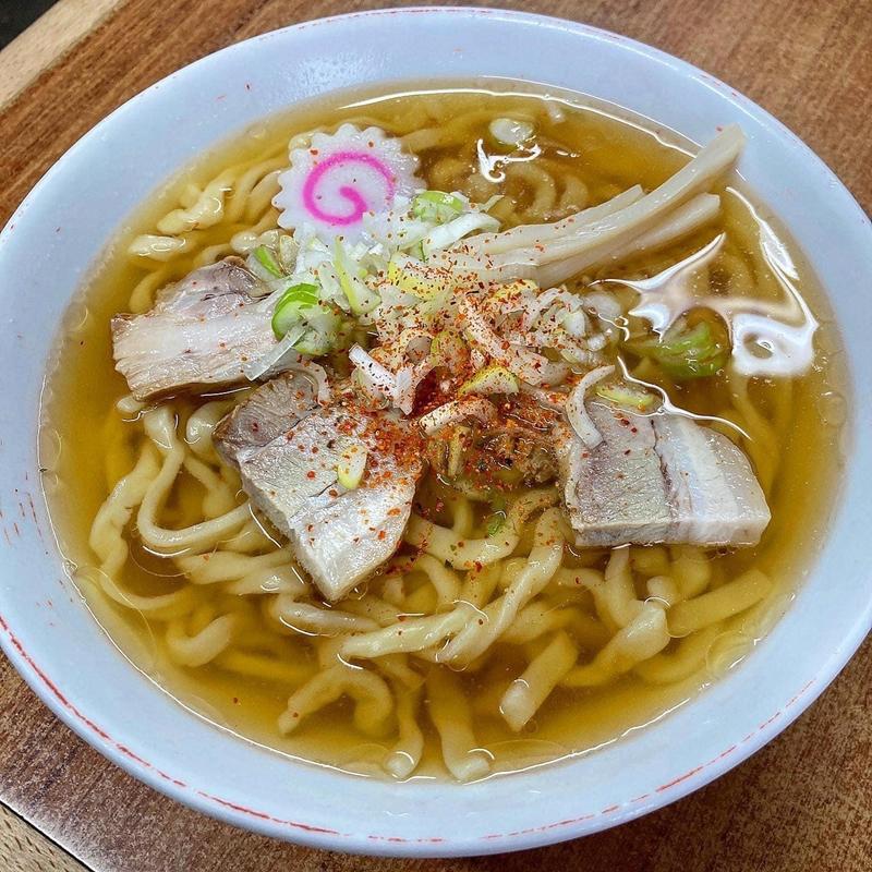 極太手打ちラーメン(食堂なまえ )